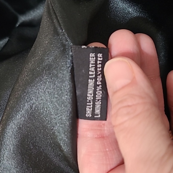 Montanaco dark green leather maxi skirt with side zipper size Large - Picture 6 of 9